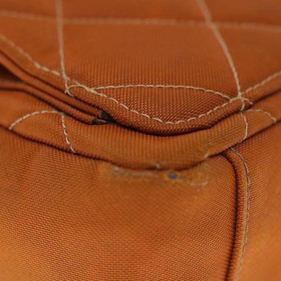 CHANEL Matelasse Shoulder Bag Nylon Brown CC Auth 60924A - Picture 14 of 16